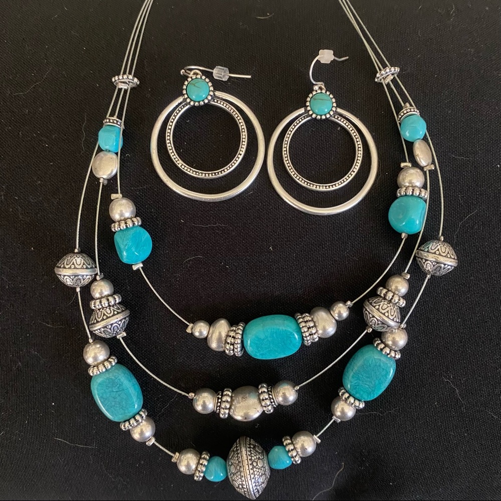 Chico’s Necklace and Earrings